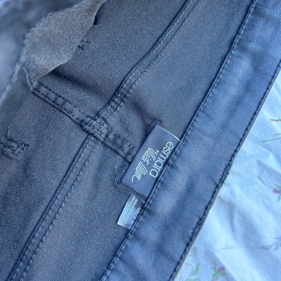 Esmara by Heidi Klum black pants‎ size 8 casual stretch - Picture 5 of 9